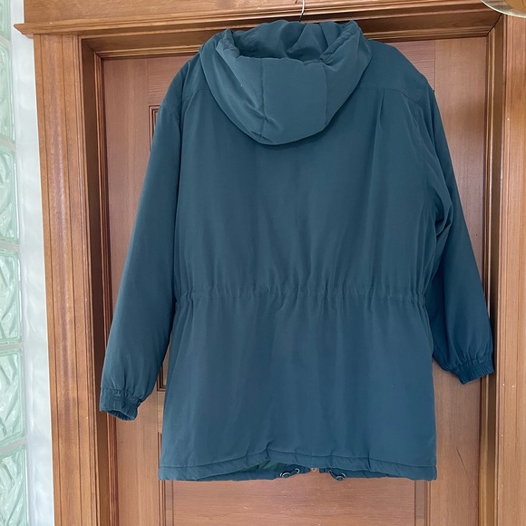 Towne from London fog puffy dark green jacket - Picture 6 of 9